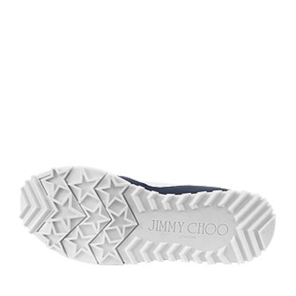 Jimmy Choo Monza Olel 028 Navy Mix Sneakers - Picture 8 of 8